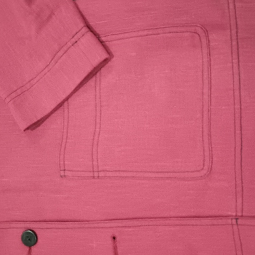 Pendleton Red Collared Button Down Jacket With Bl… - image 5